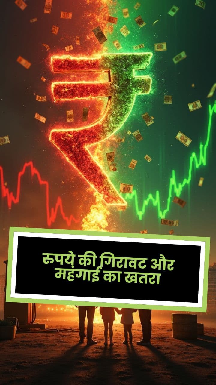 रुपये की गिरावट और महंगाई का खतरा