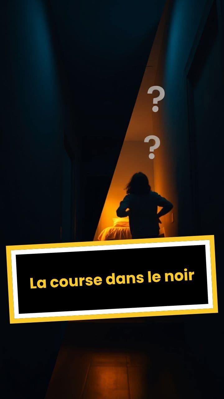 La course dans le noir