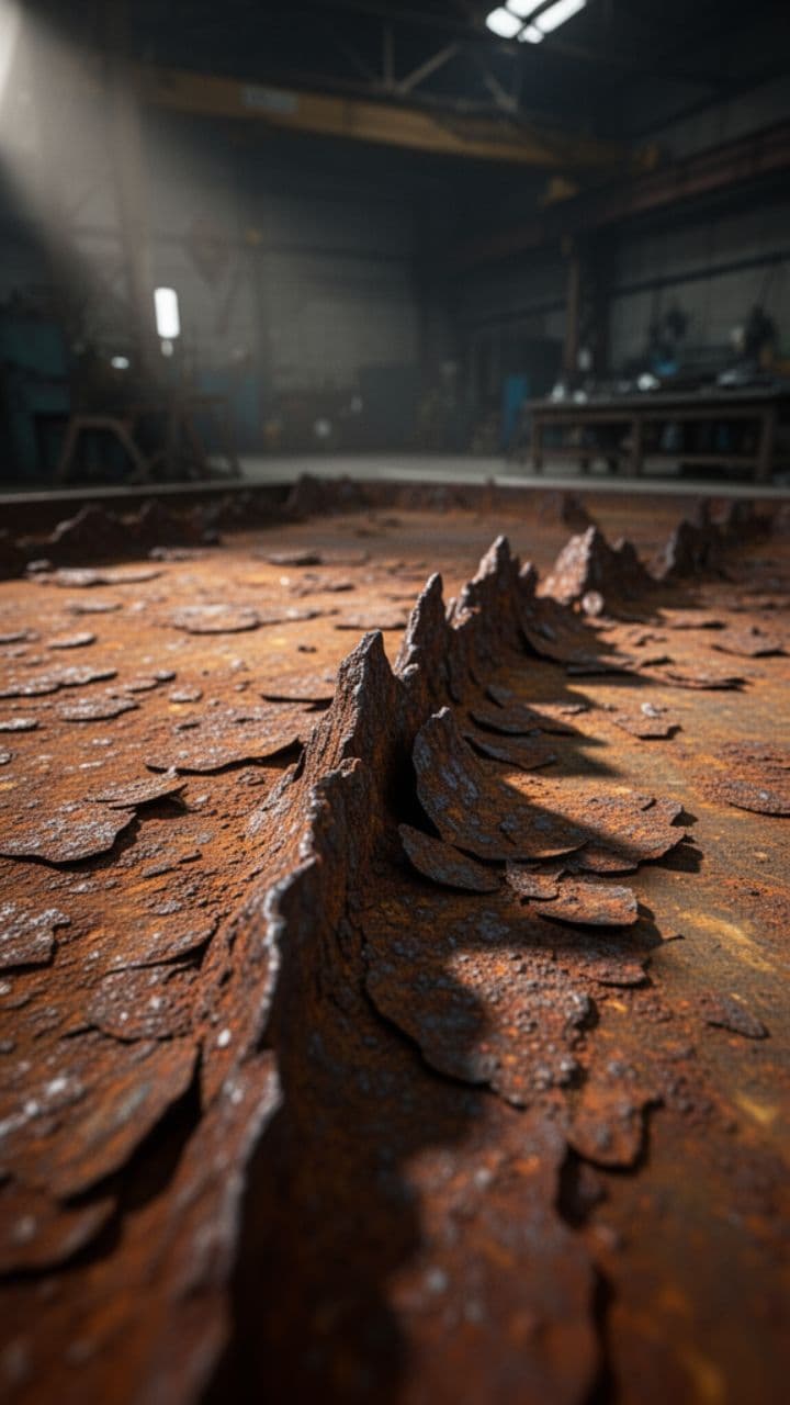 Industrial Rust Restoration Macro