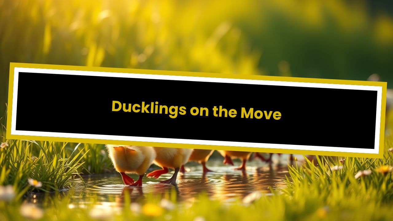 Ducklings on the Move
