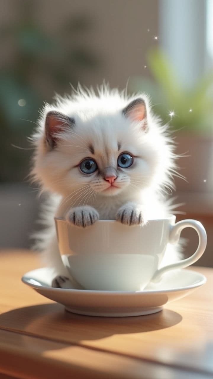 Teacup Kitten Viral Reel