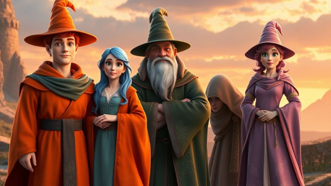 Сражение колдунов четырёх стихий