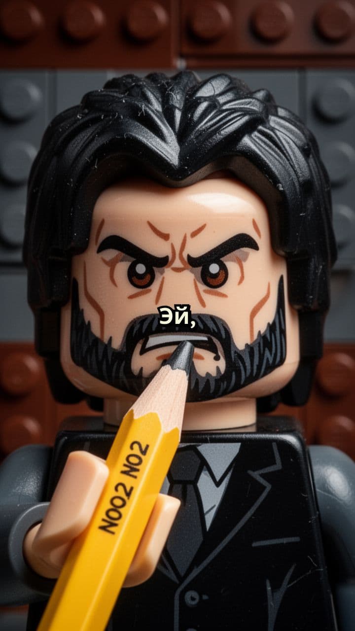 Лего Джон Уик и карандаш мести