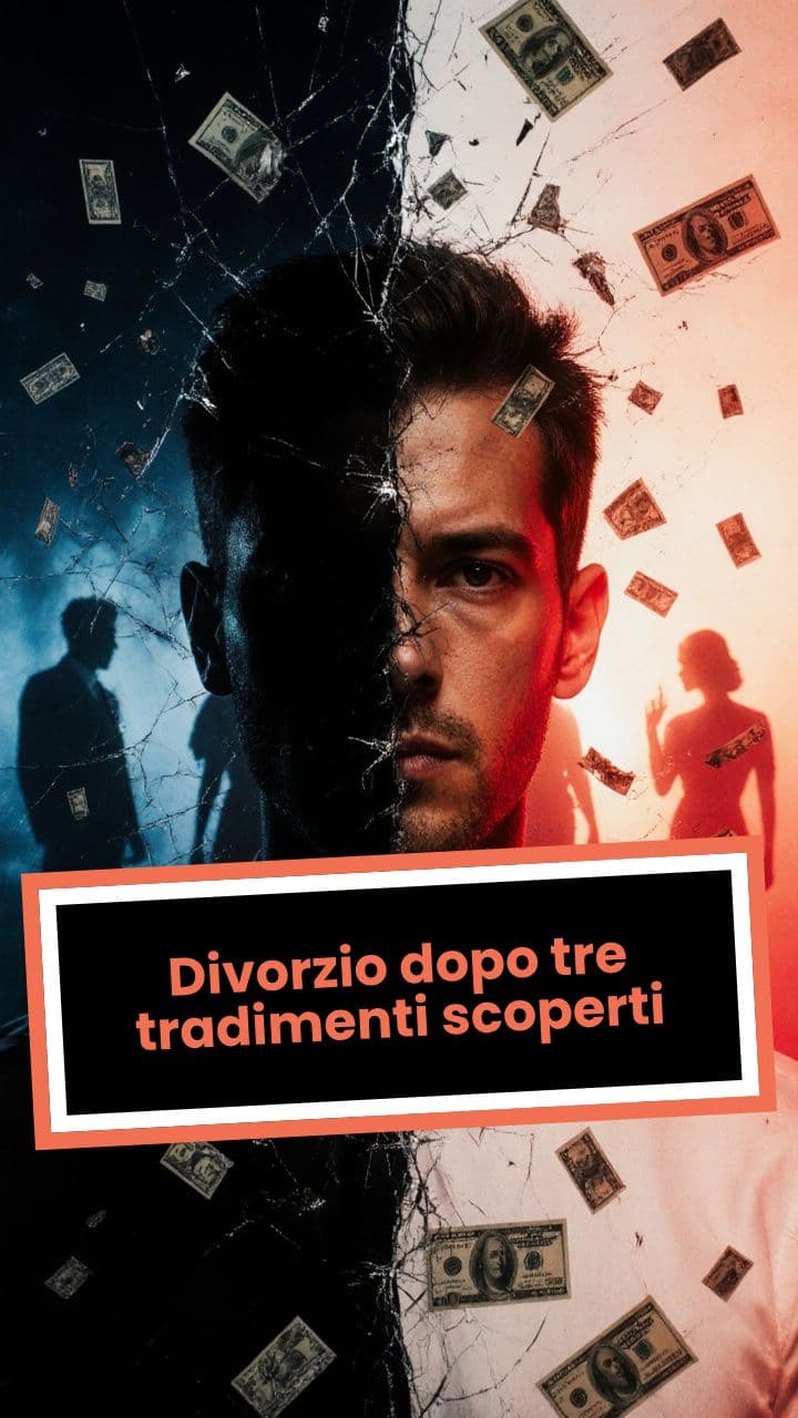 Divorzio dopo tre tradimenti scoperti