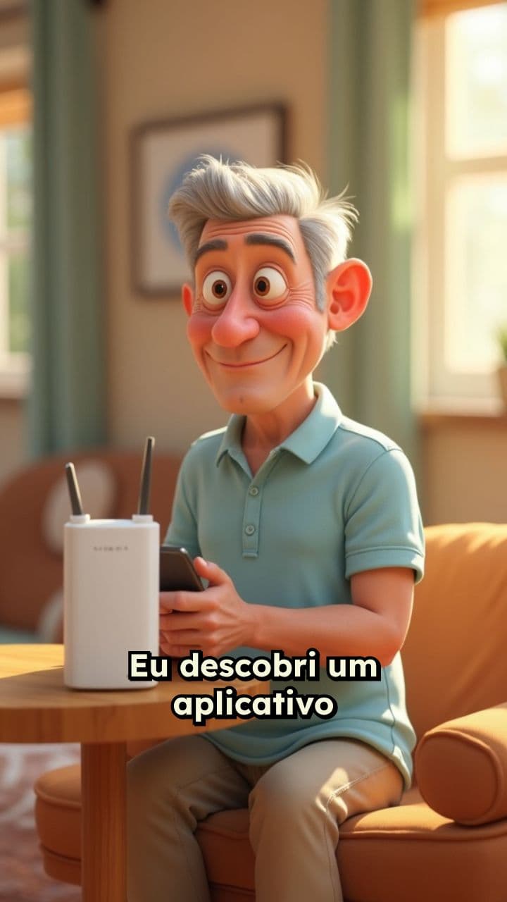 Meu pai aprendeu a configurar Wi-Fi!