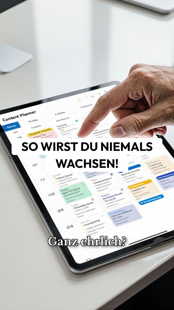 Nie wieder planloser Content