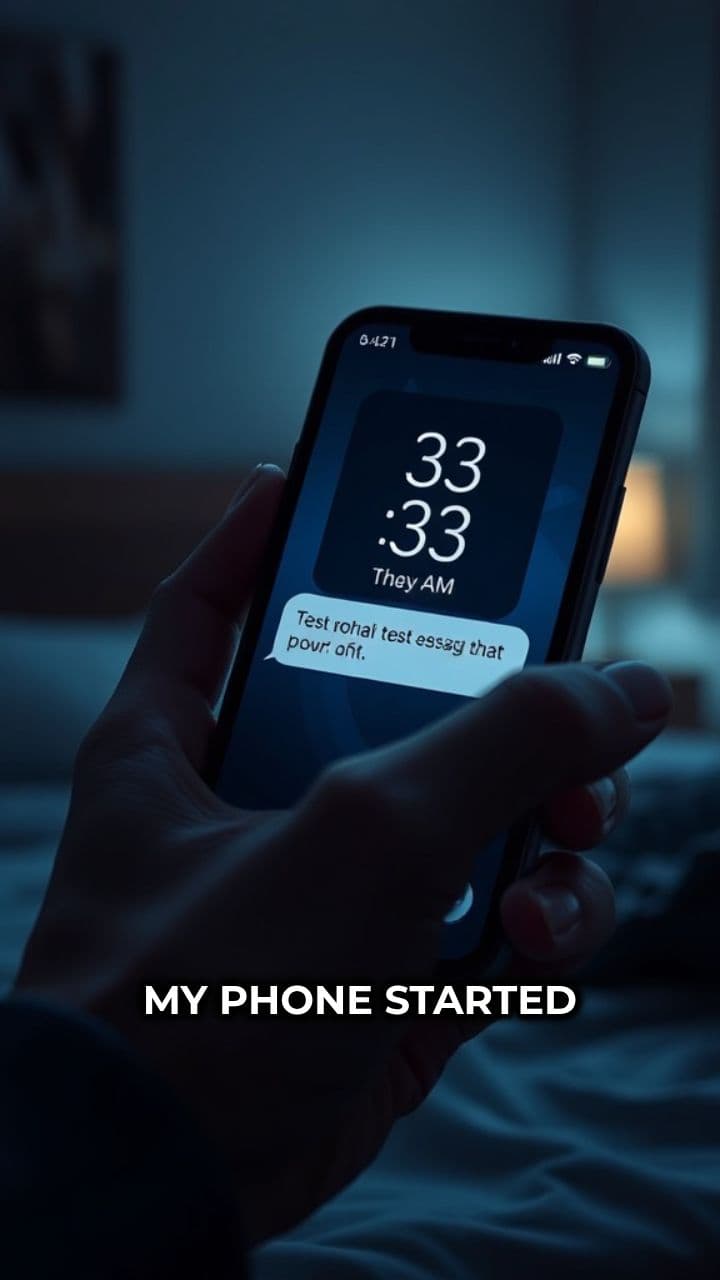 Haunting Messages from My Own Phone