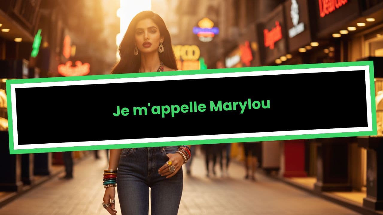 Je m'appelle Marylou