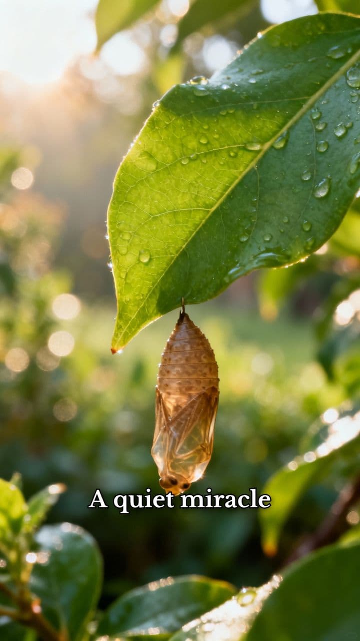 Butterfly Emergence Time-Lapse