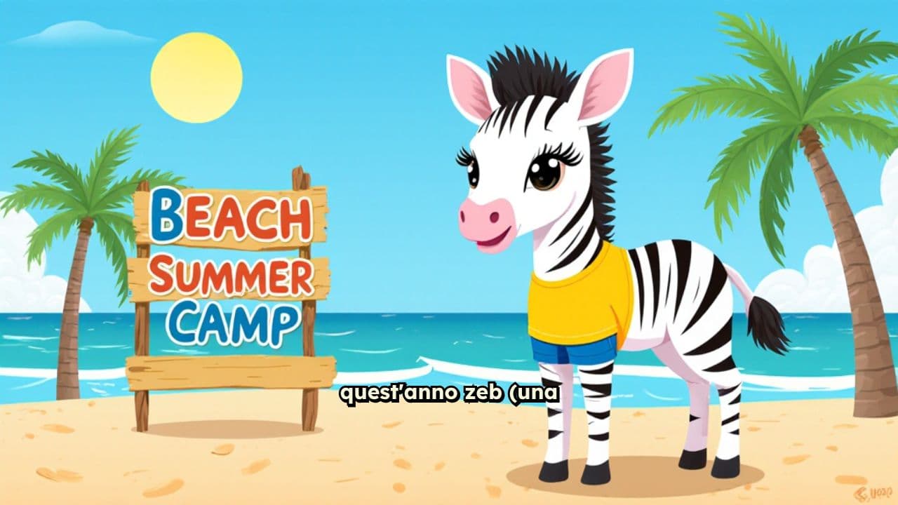 Zeb al campo estivo al mare