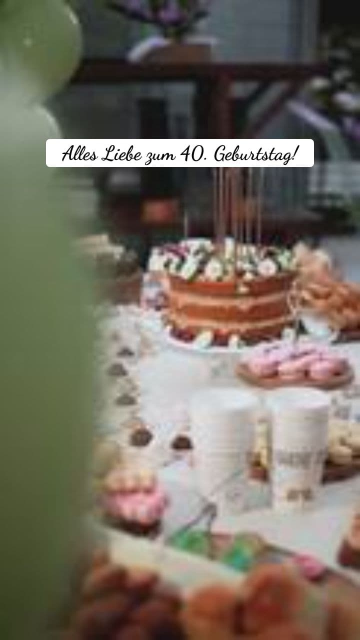 Michael, Sandra und Yannis - 40. Geburtstag