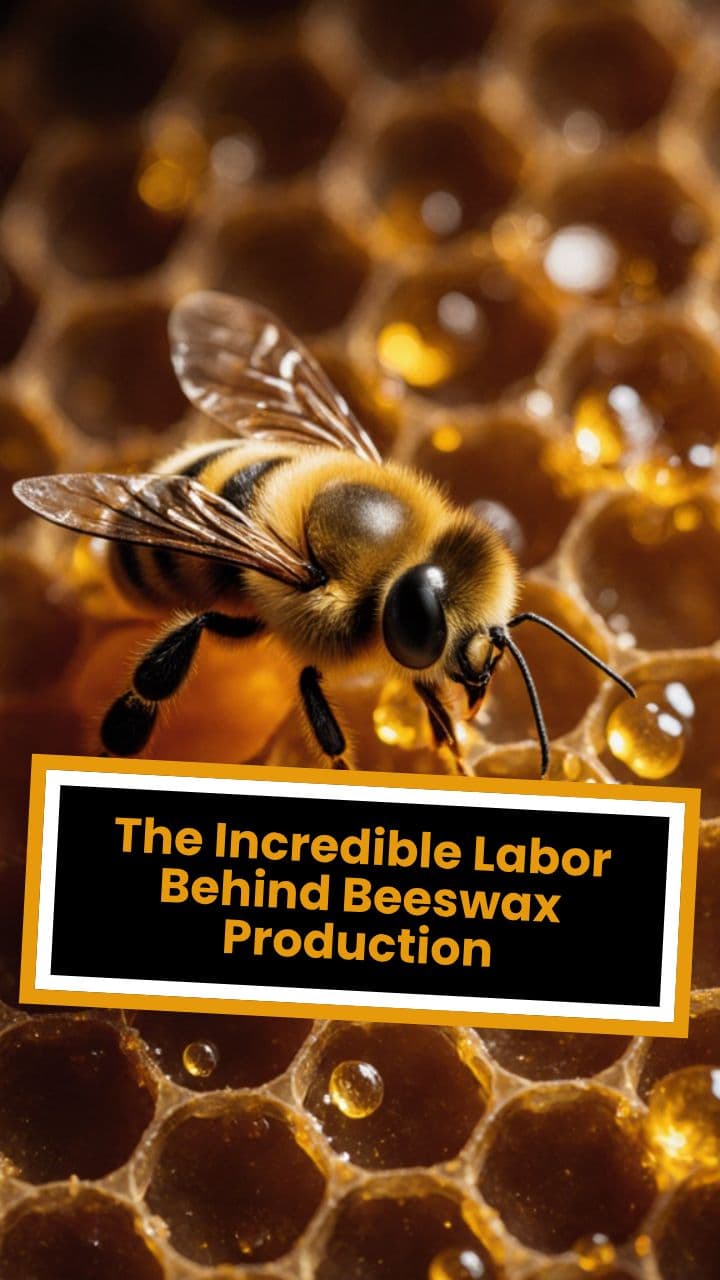 The Incredible Labor Behind Beeswax Production