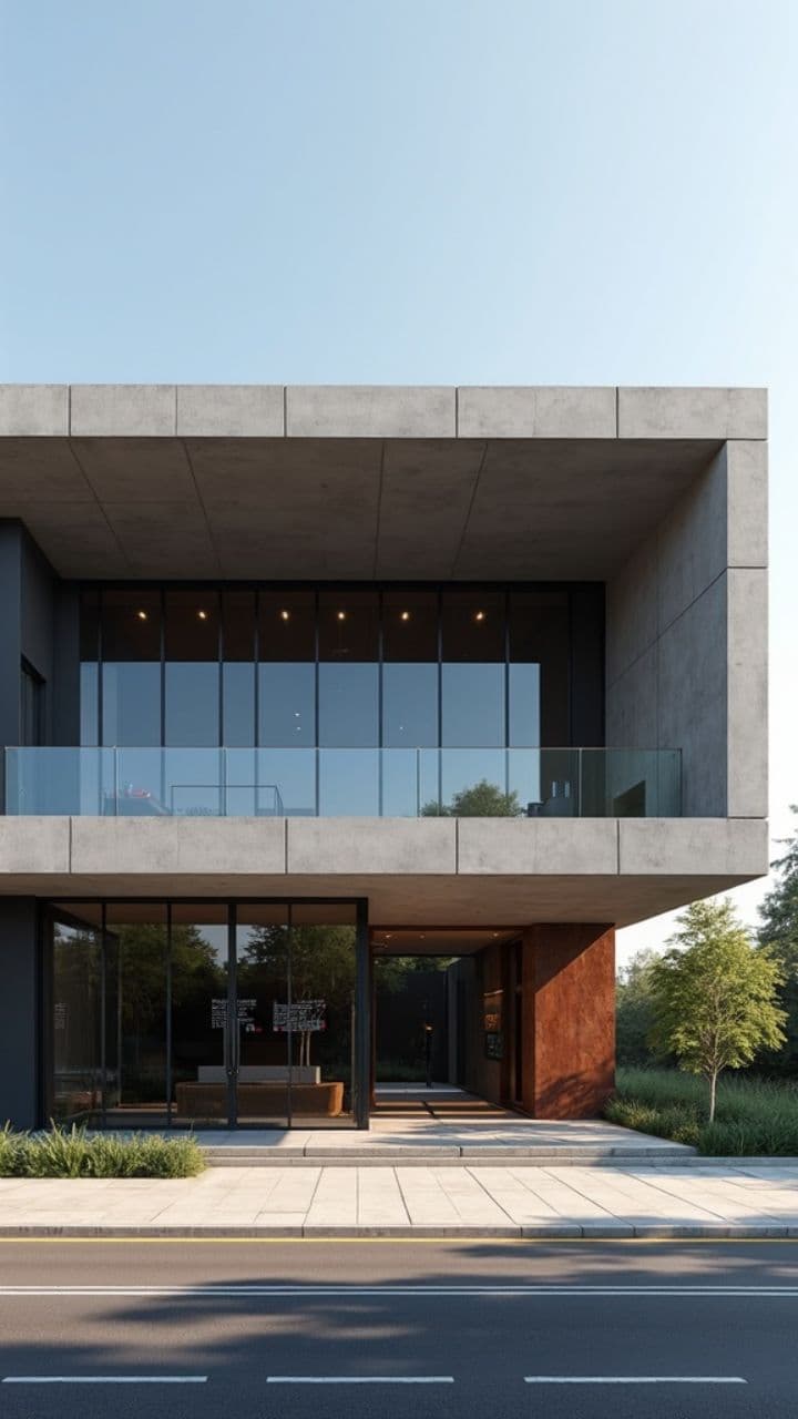 Modern Corporate Office Exterior