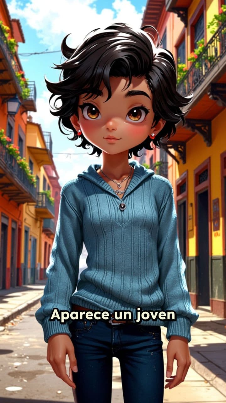 Joven chileno y su peculiar expresión