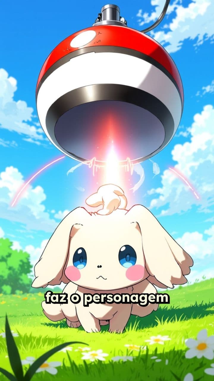 Cinnamoroll Captured by a Poké Ball