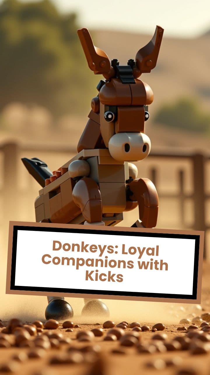 Donkeys: Loyal Companions with Kicks