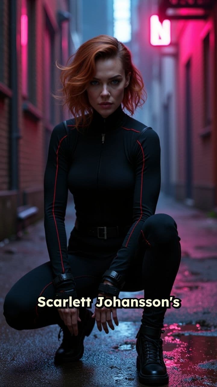 Scarlett Johansson's Black Widow Twerks