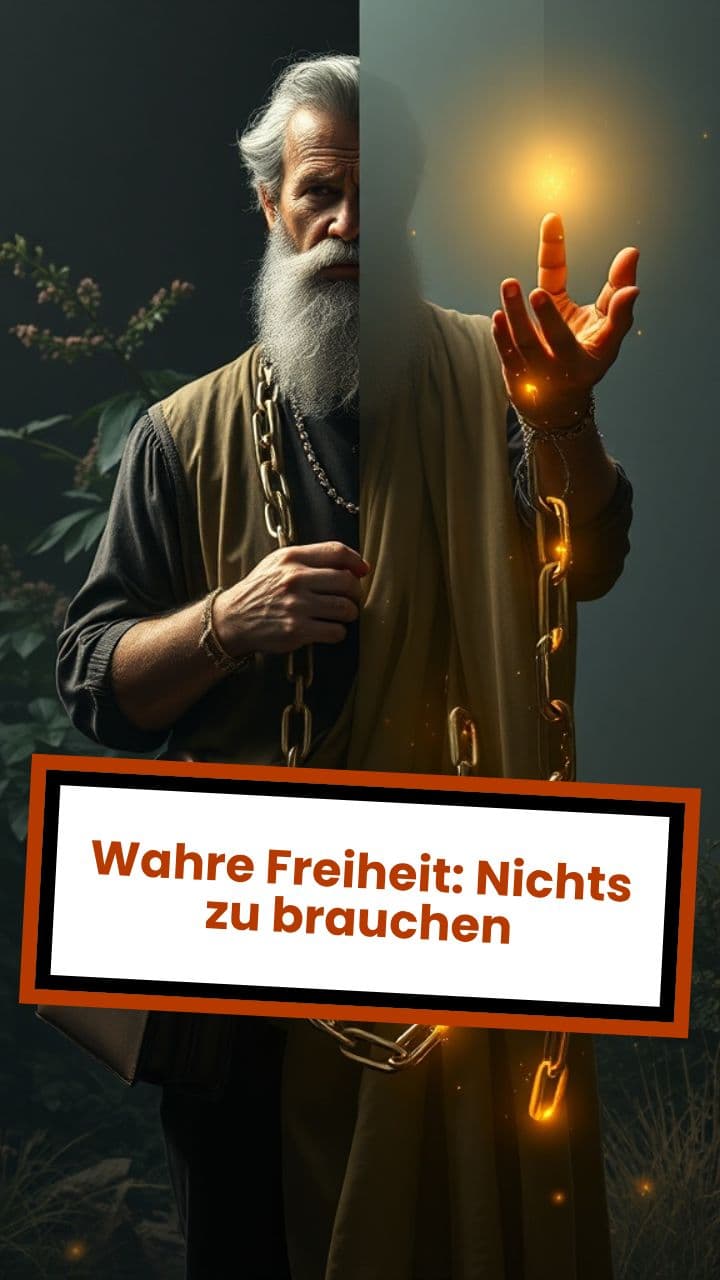 Wahre Freiheit: Nichts zu brauchen