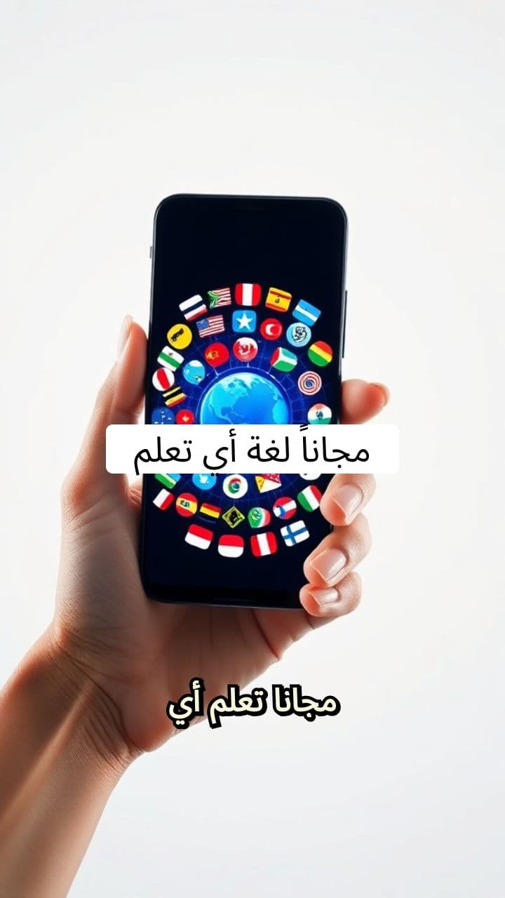تعلم أي لغة مجاناً من هاتفك