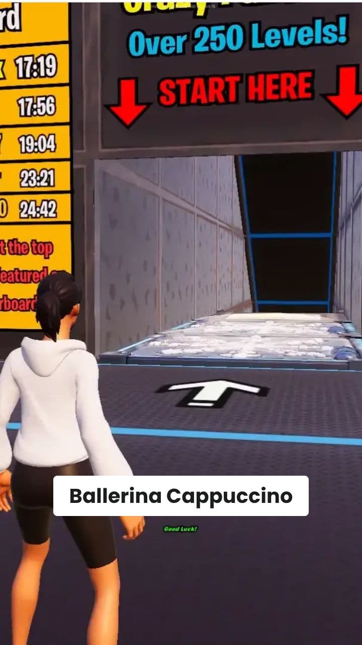 Ballerina Cappuccino Dancing in Blue