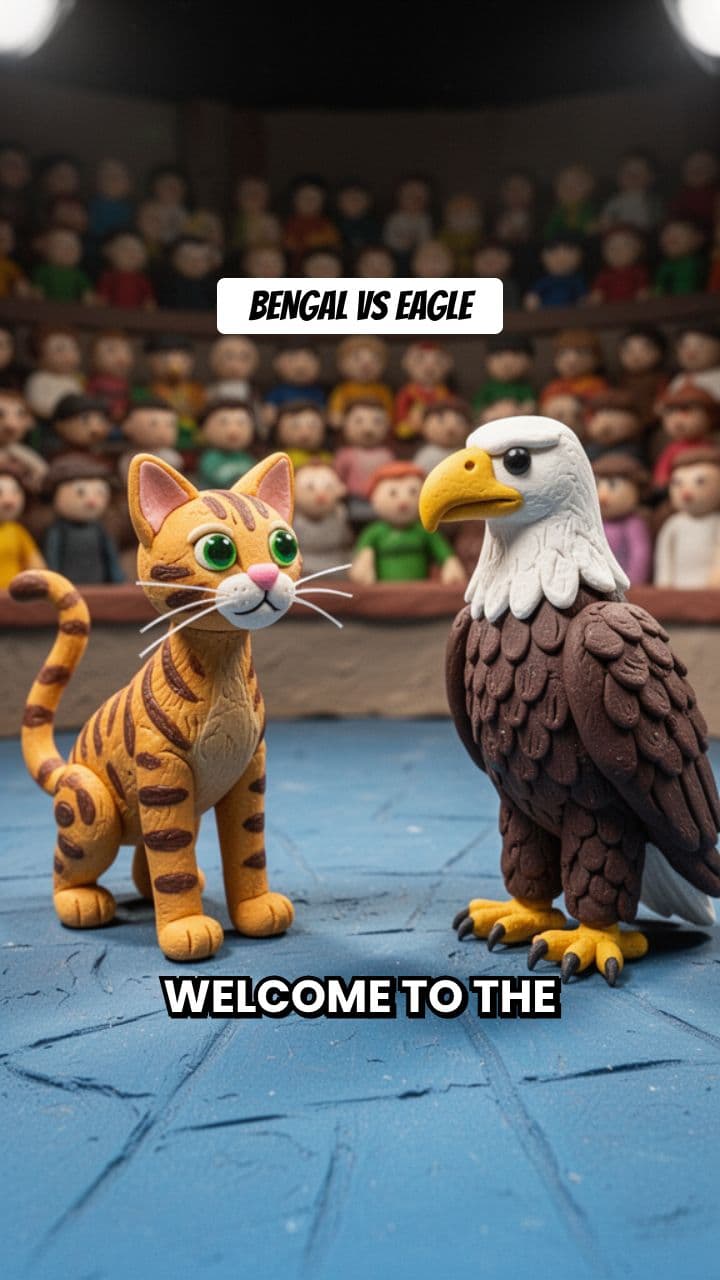 Claymation Duel: Bengal vs Eagle