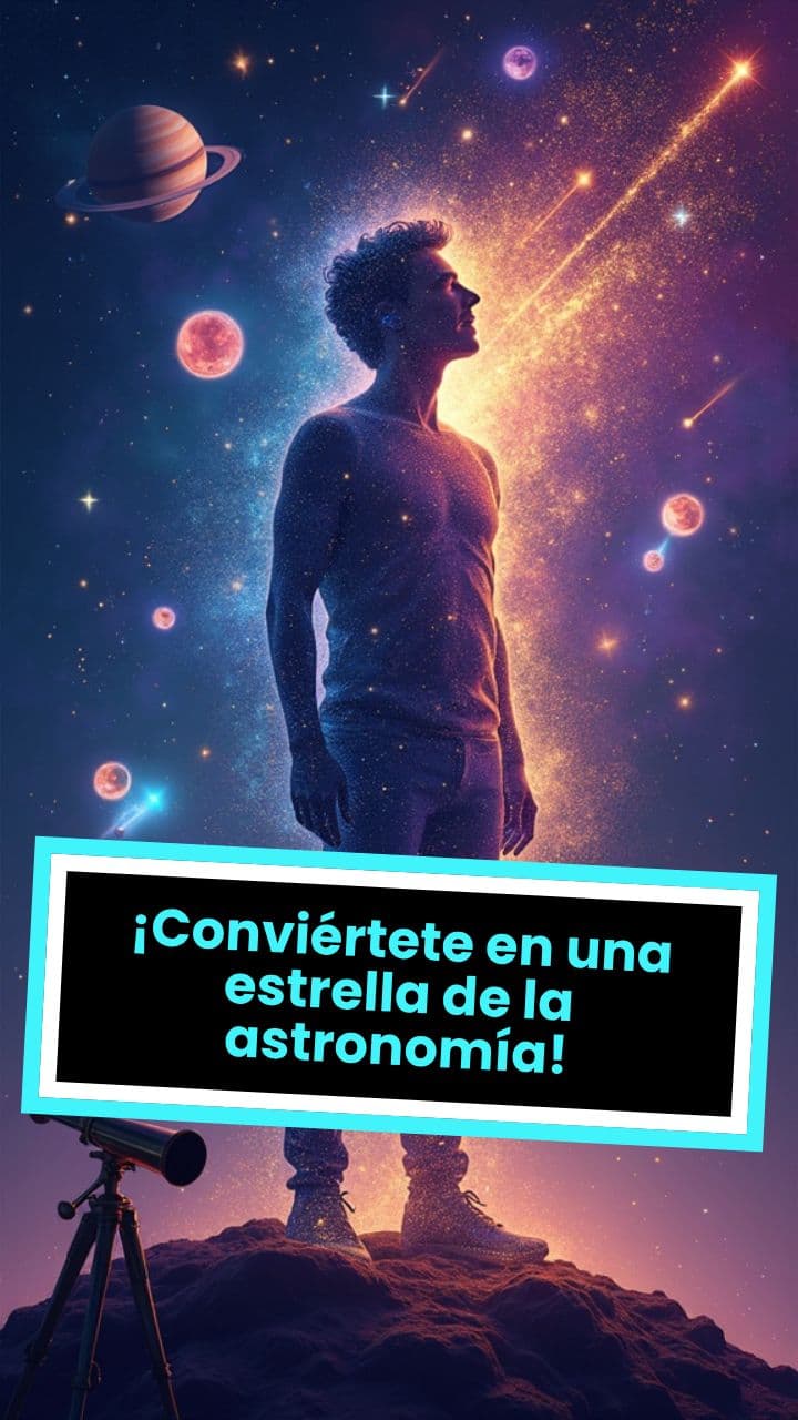 ¡Conviértete en una estrella de la astronomía!
