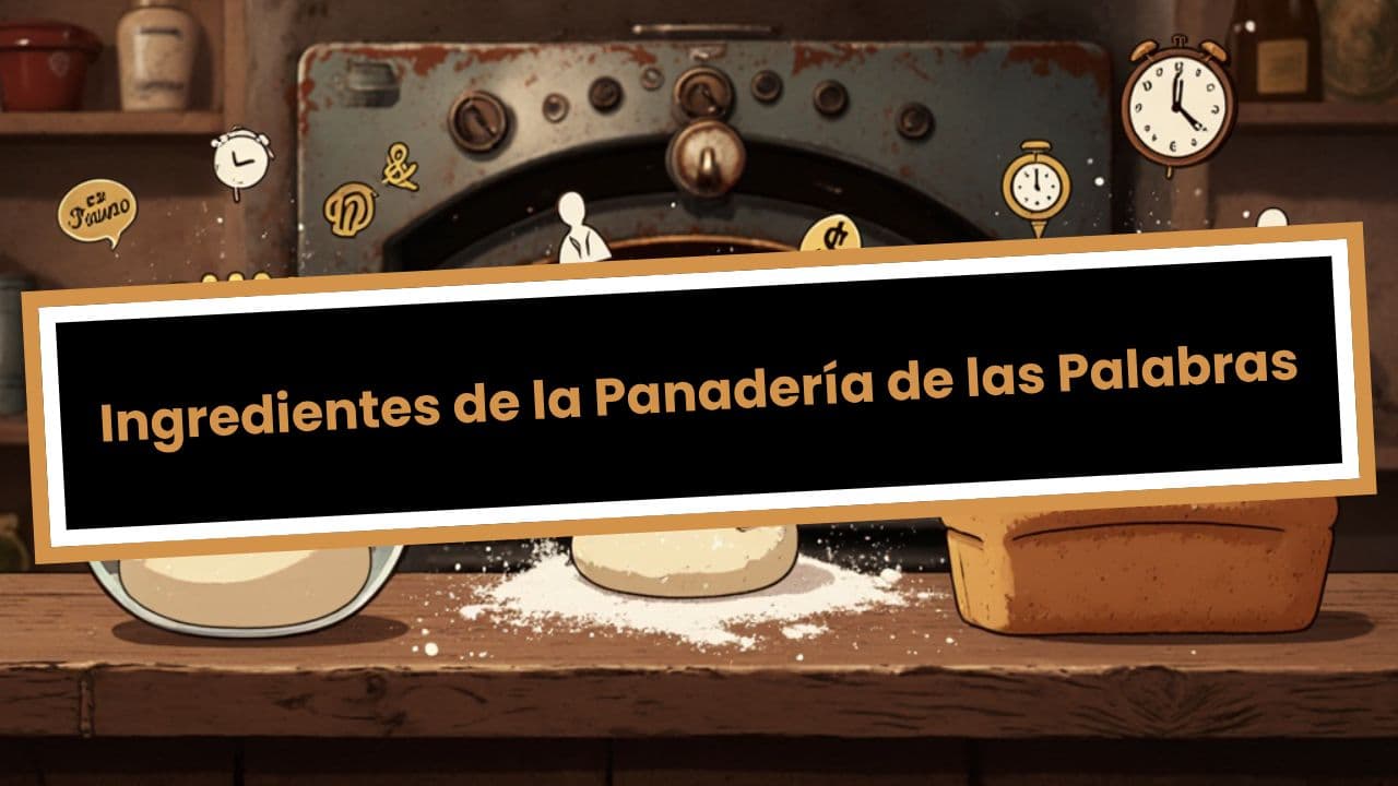 Ingredientes de la Panadería de las Palabras