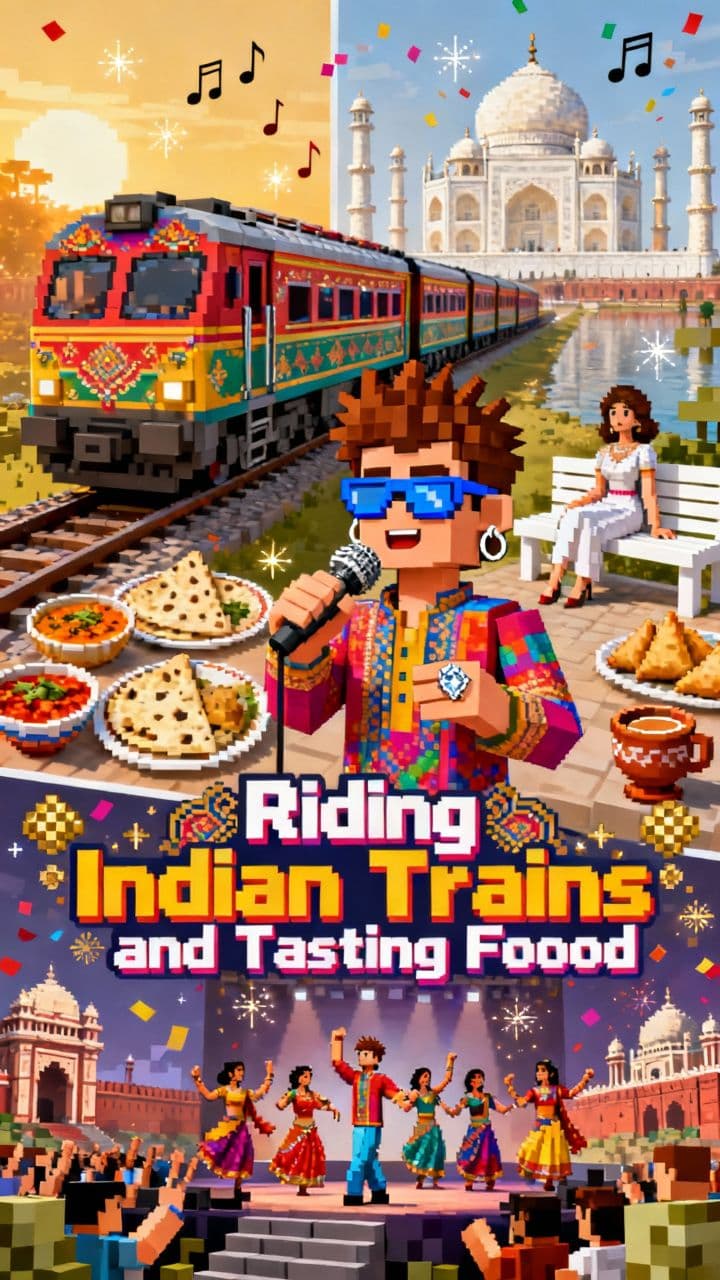 Riding Indian Trains and Tasting Food