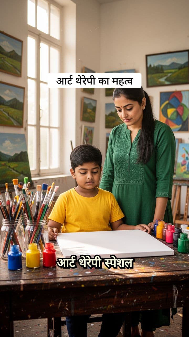 आर्ट थेरेपी: विशेष बच्चों की नई भाषा