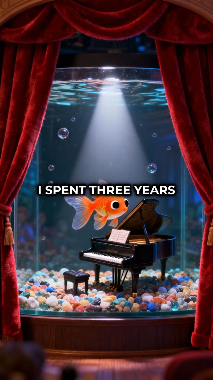 Teaching a Goldfish Piano