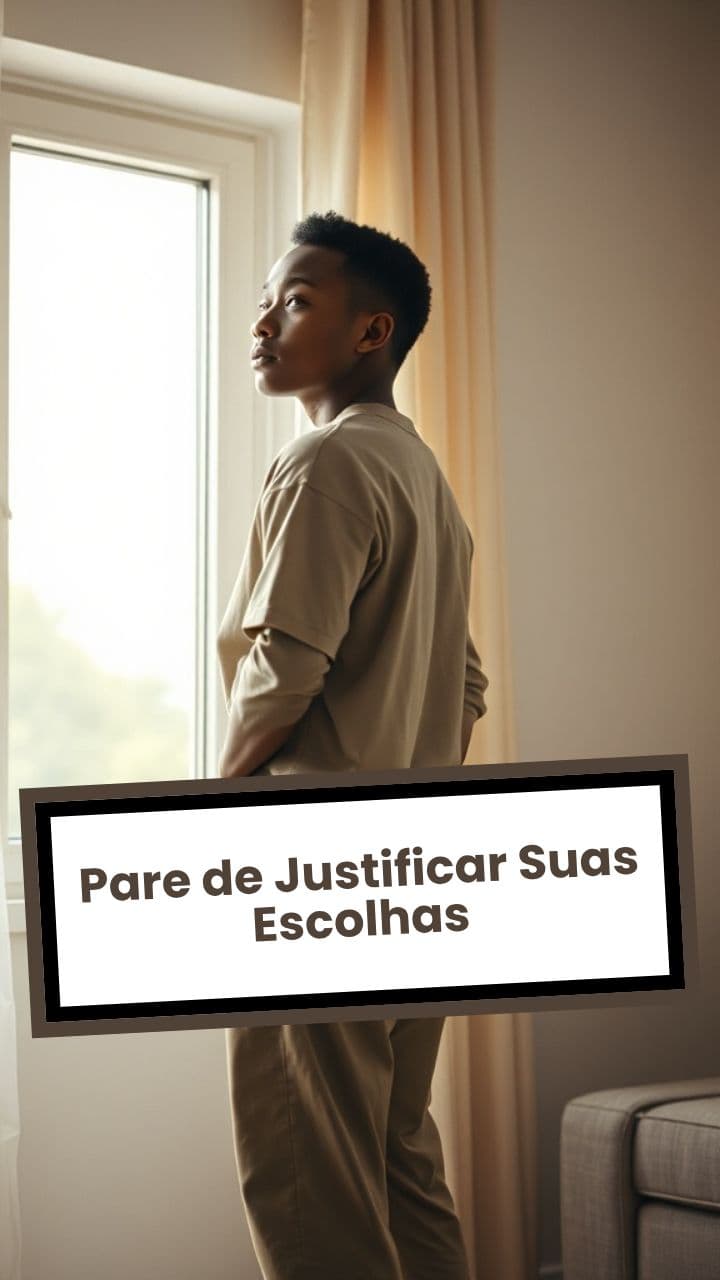 Pare de Justificar Suas Escolhas