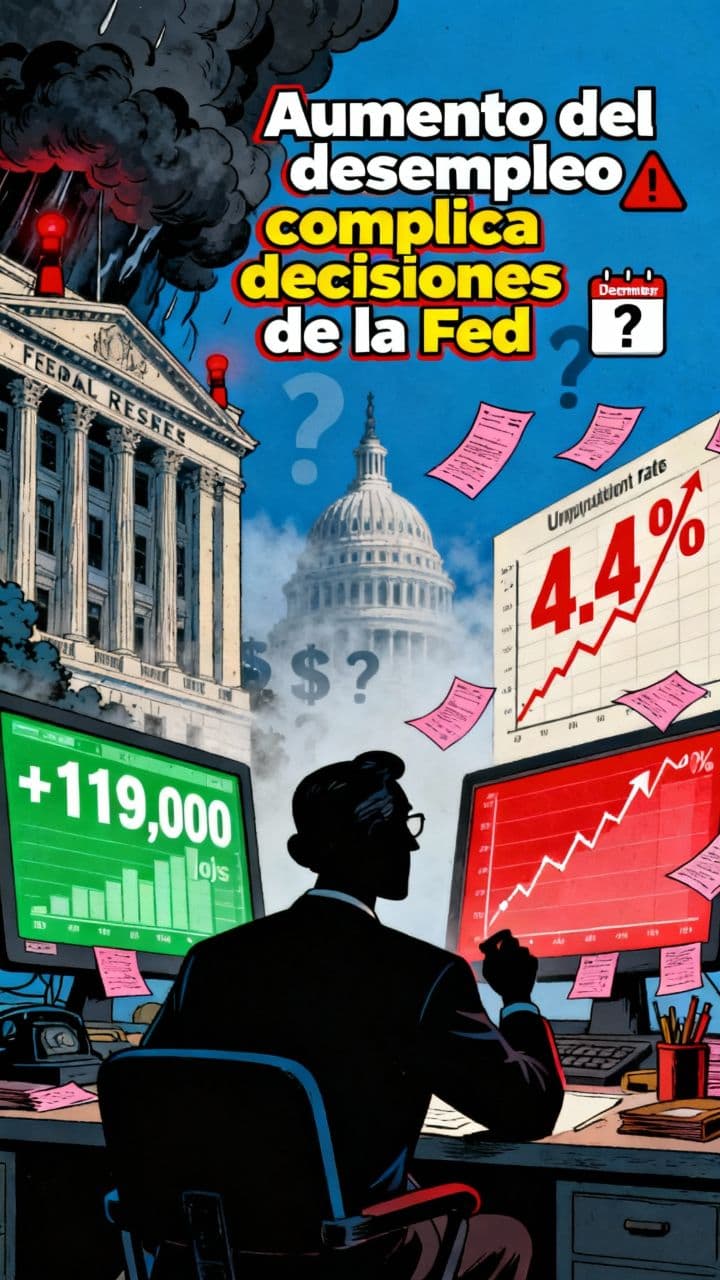 Aumento del desempleo complica decisiones de la Fed