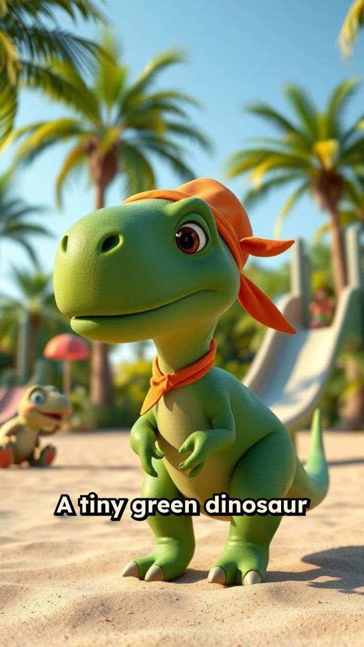 Dino’s Shiny Rock Friendship