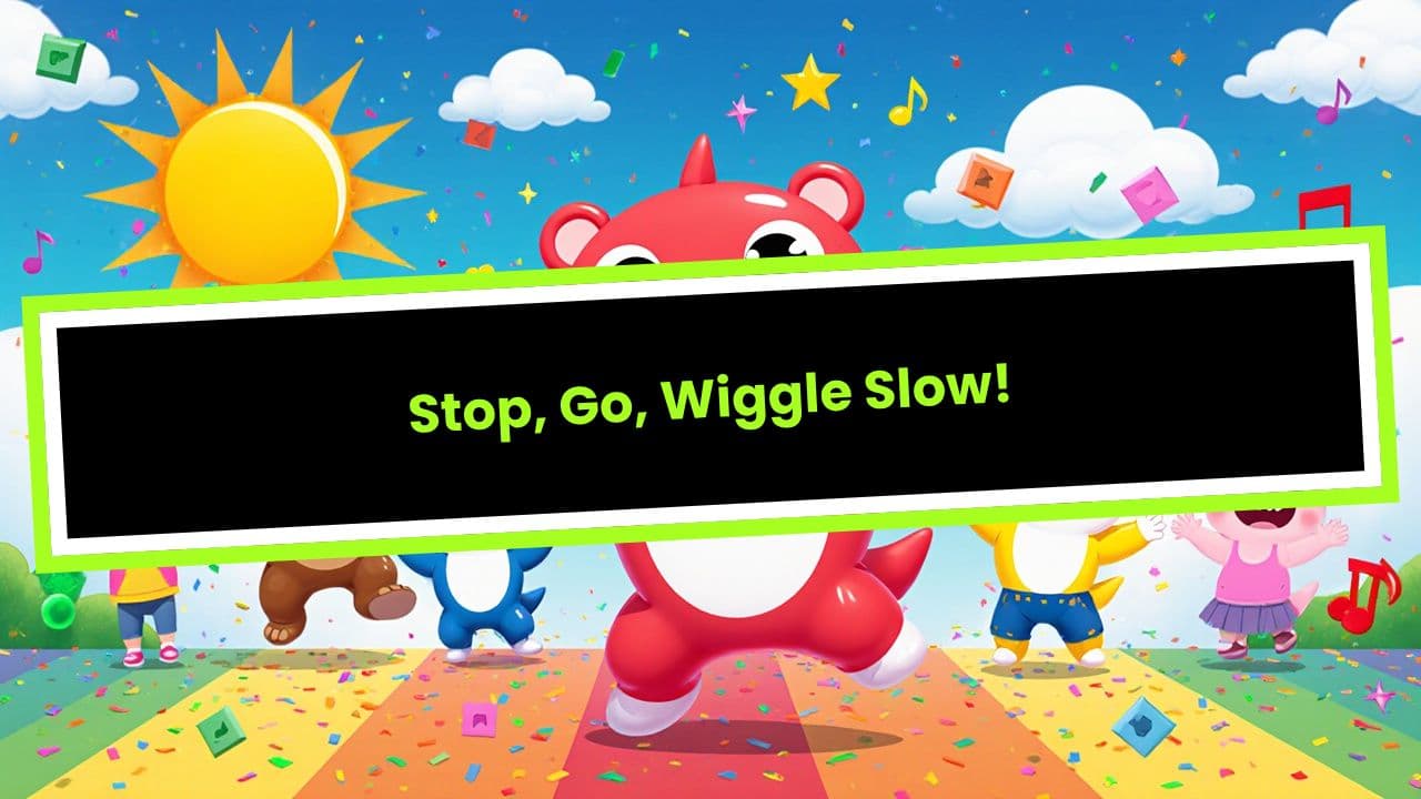 Stop, Go, Wiggle Slow!