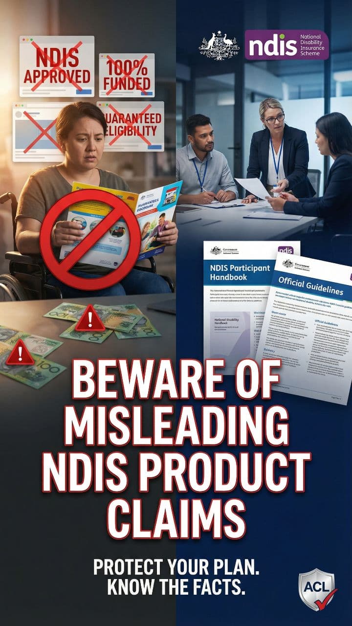 Beware of Misleading NDIS Product Claims