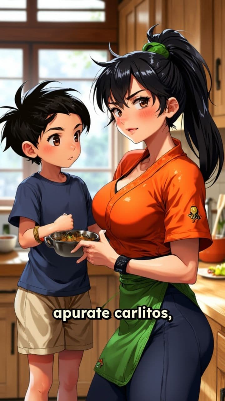 Apúrate, Carlitos, no hay pan.