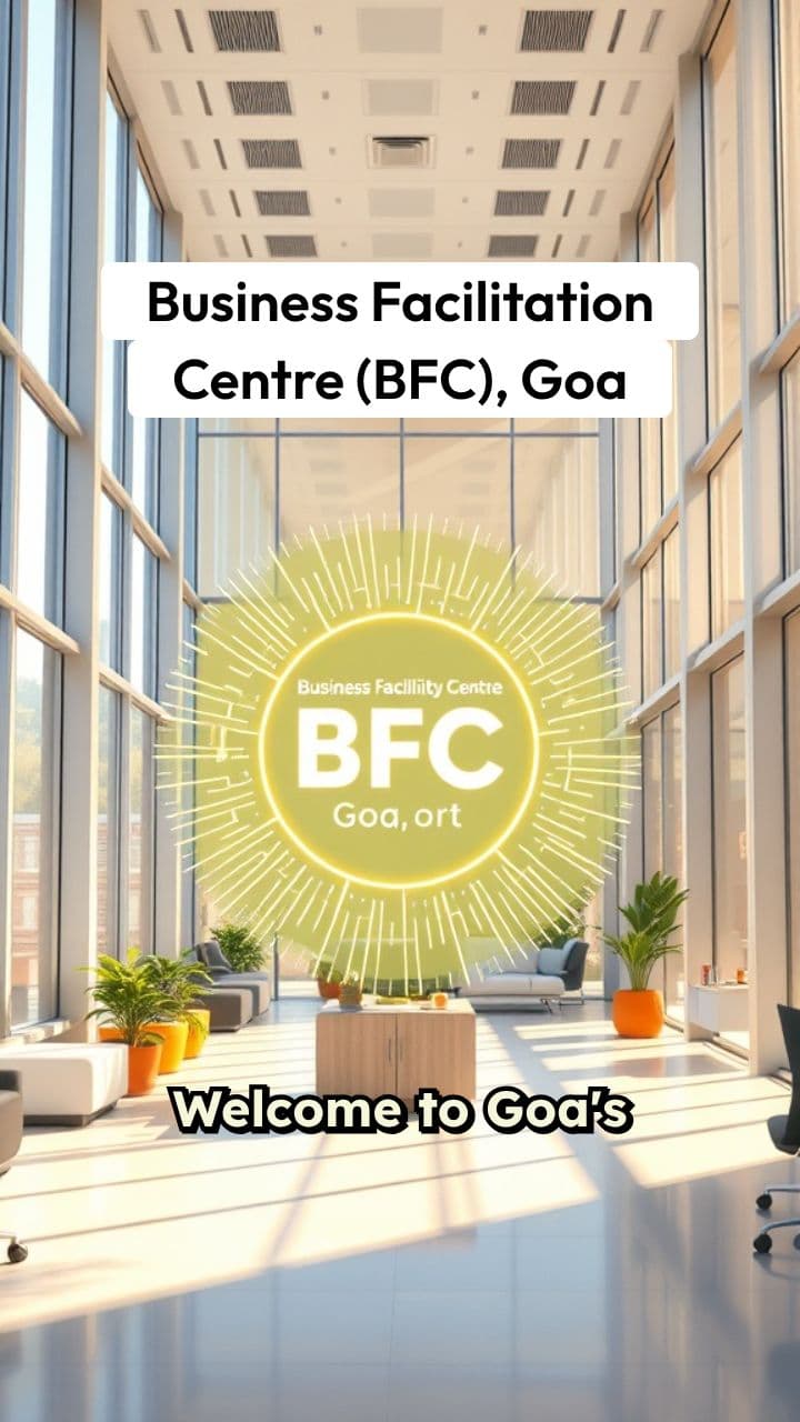 Awareness about the Business Facilitation Centre (BFC), Goa