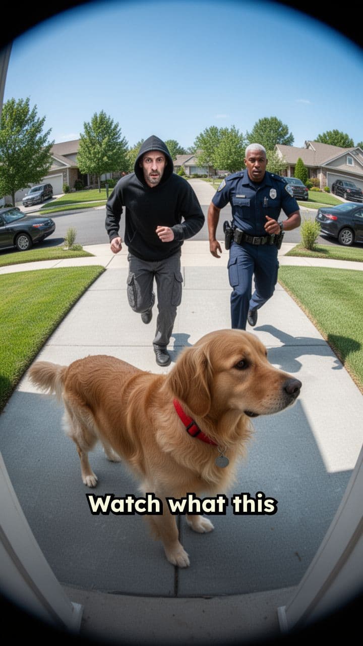 Dog Trips Robber for Police Catch