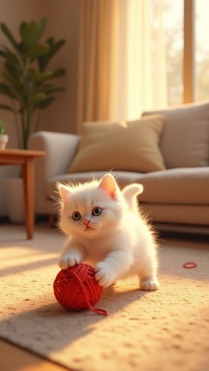 Fluffy Kitten Fun