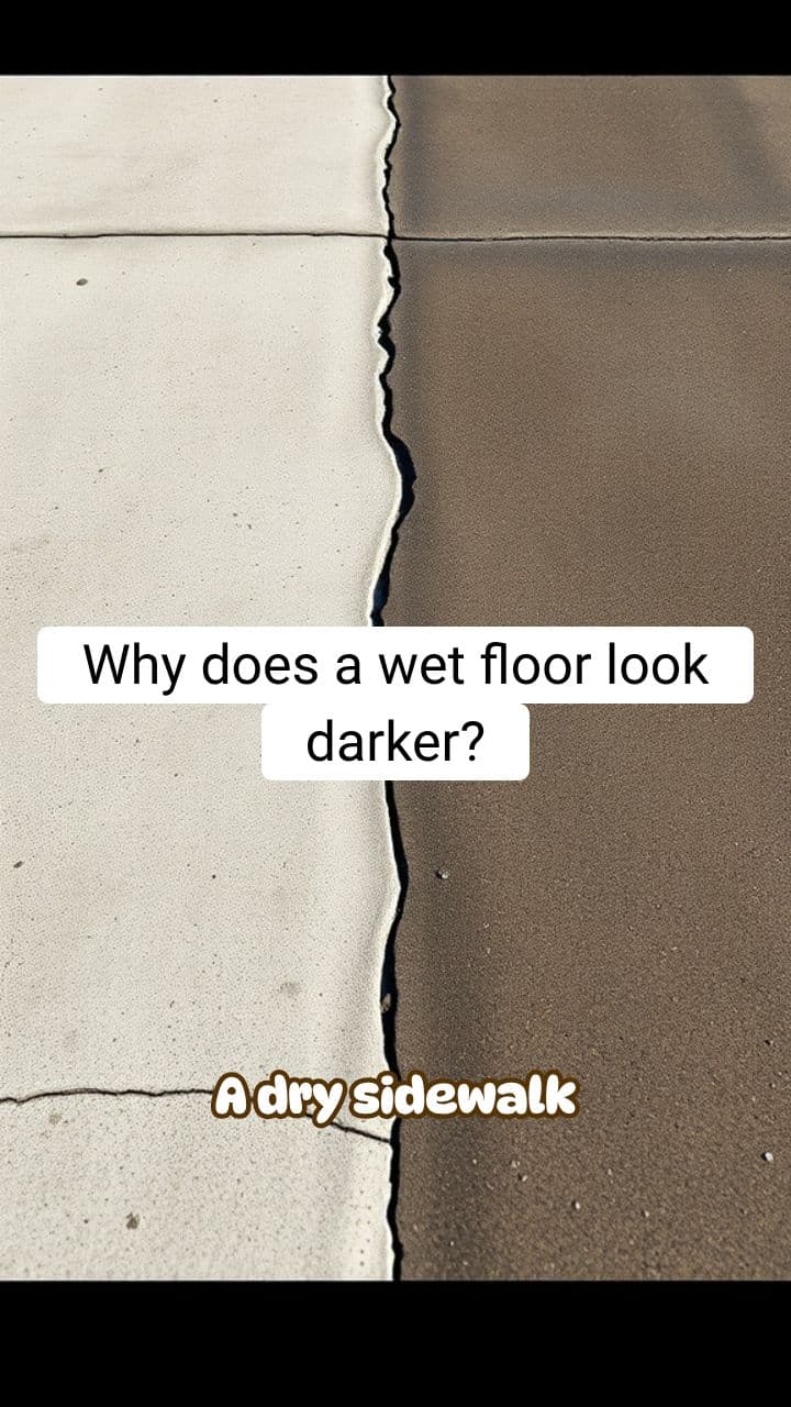 Why Does a Wet Floor Look Darker? | RapidSmartFacts