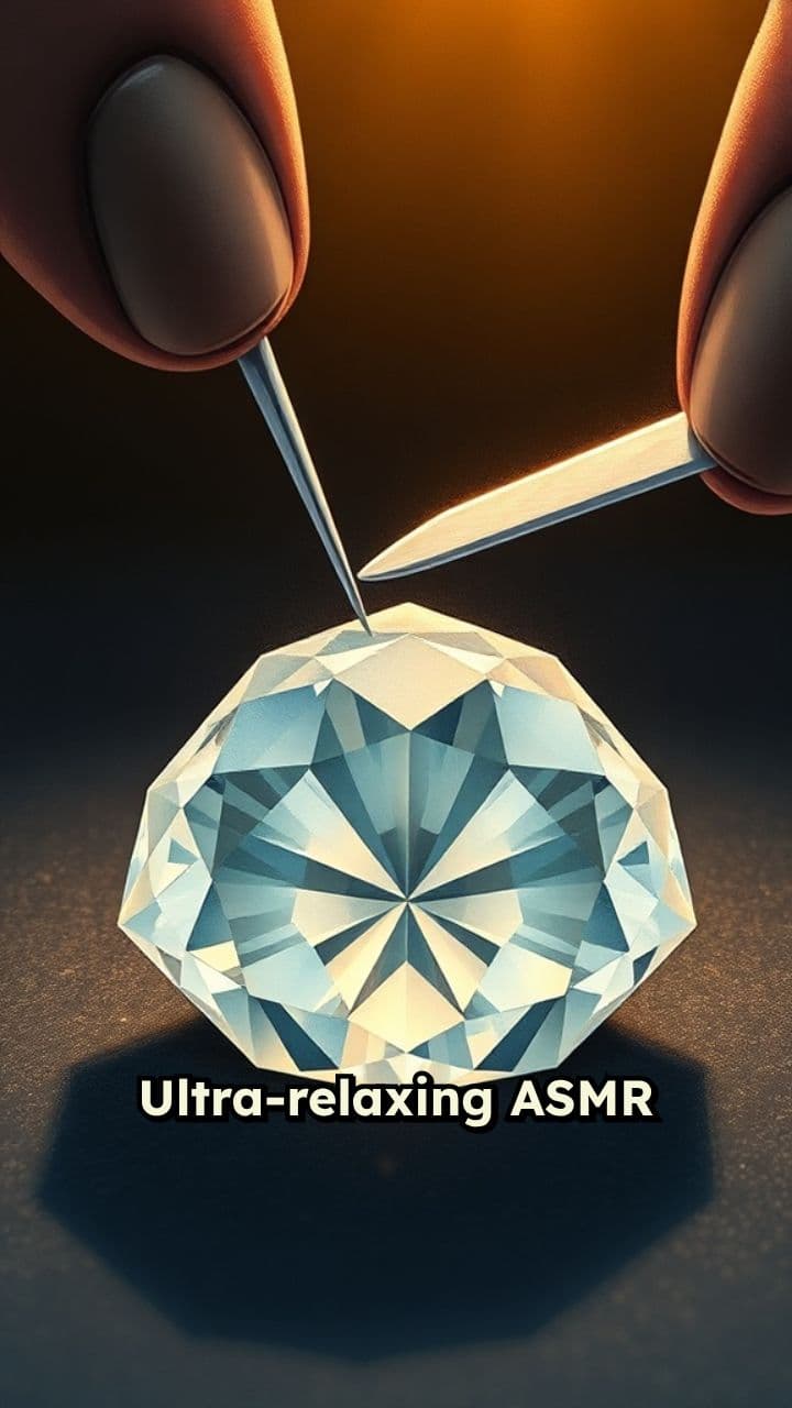 Diamond Slicing ASMR Macro Relaxation