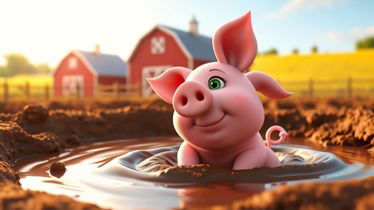 Purcelușul Murdărelul în Noroi