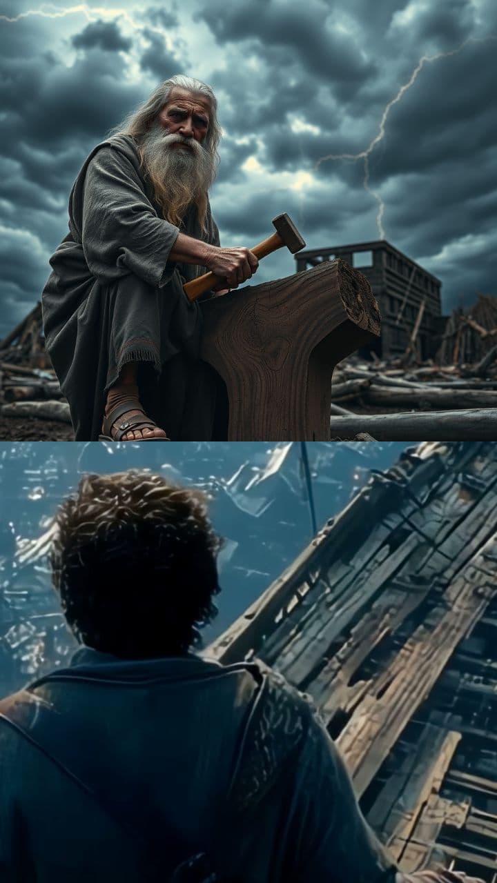 Construyó un arca gigante mientras todos se reían