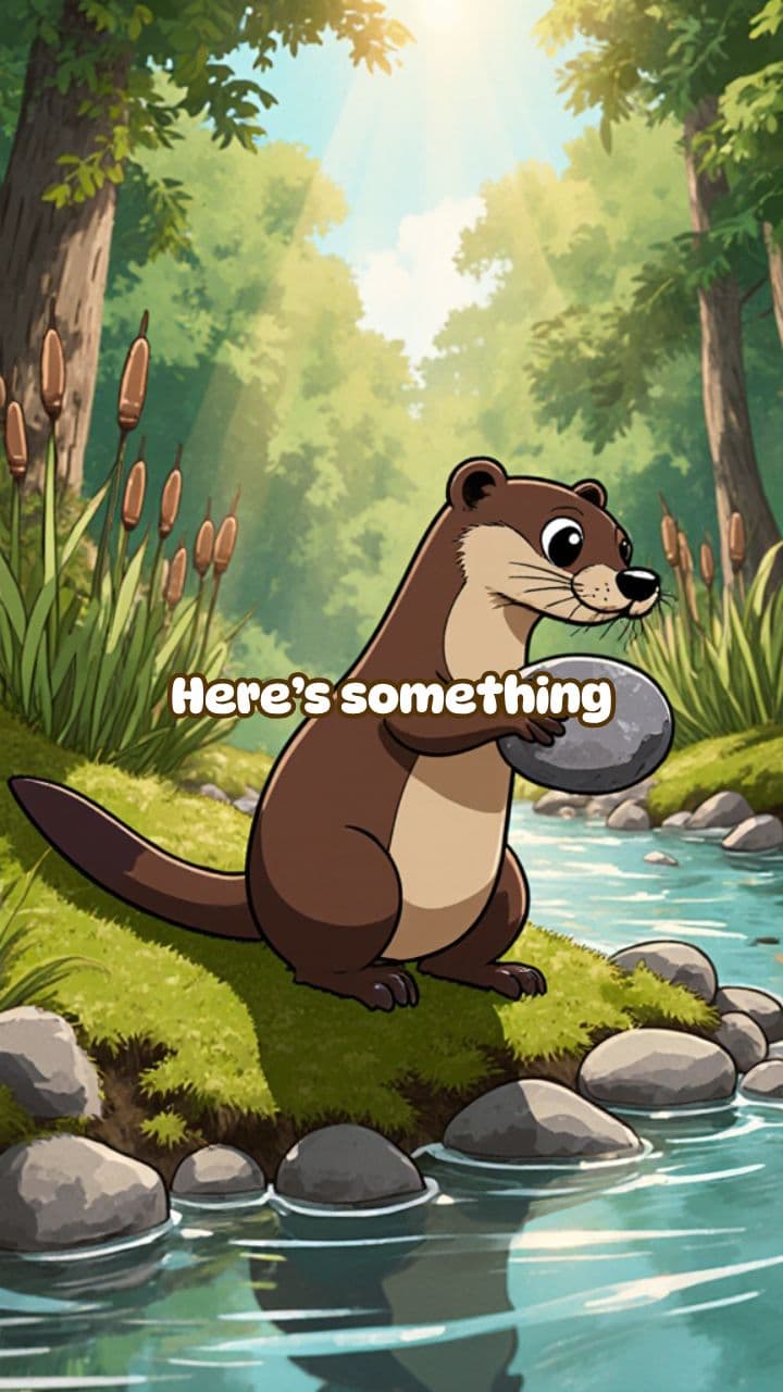 Otters Use Rocks to Communicate