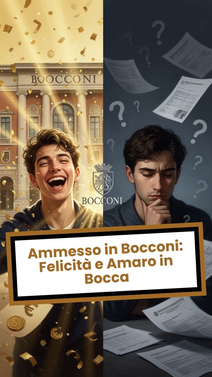 Ammesso in Bocconi: Felicità e Amaro in Bocca