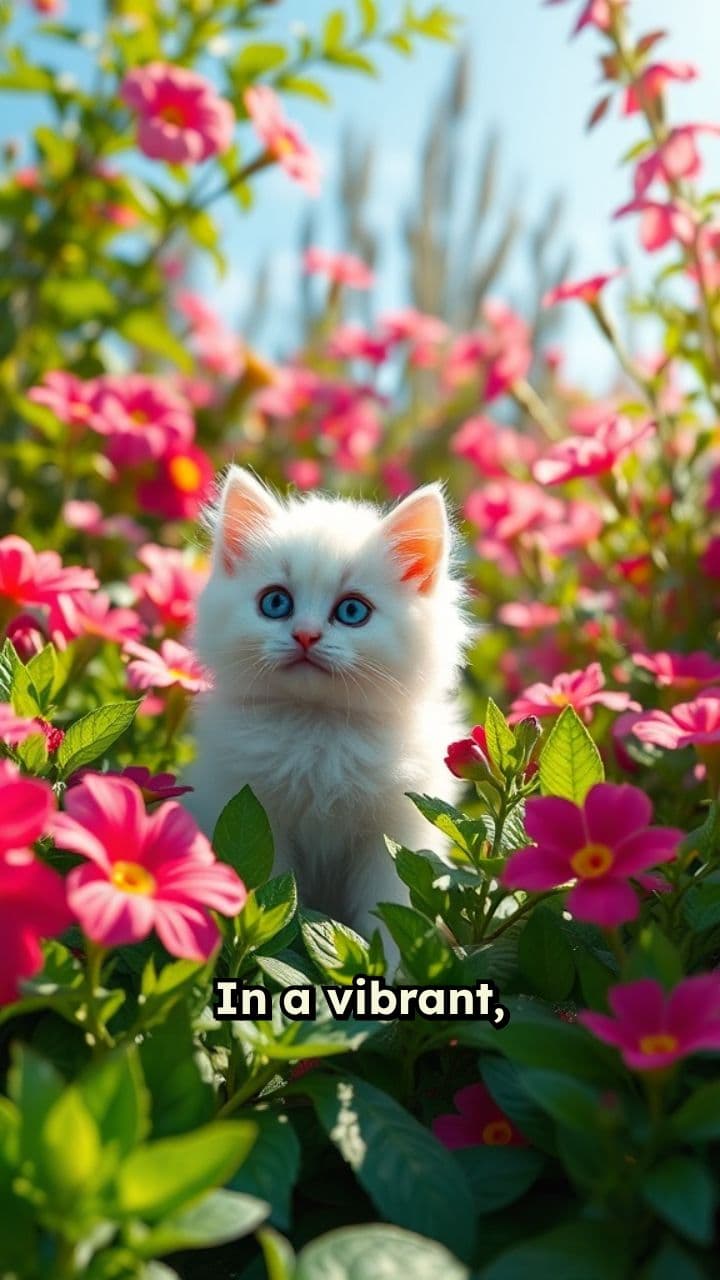 Kitten's Butterfly Chase