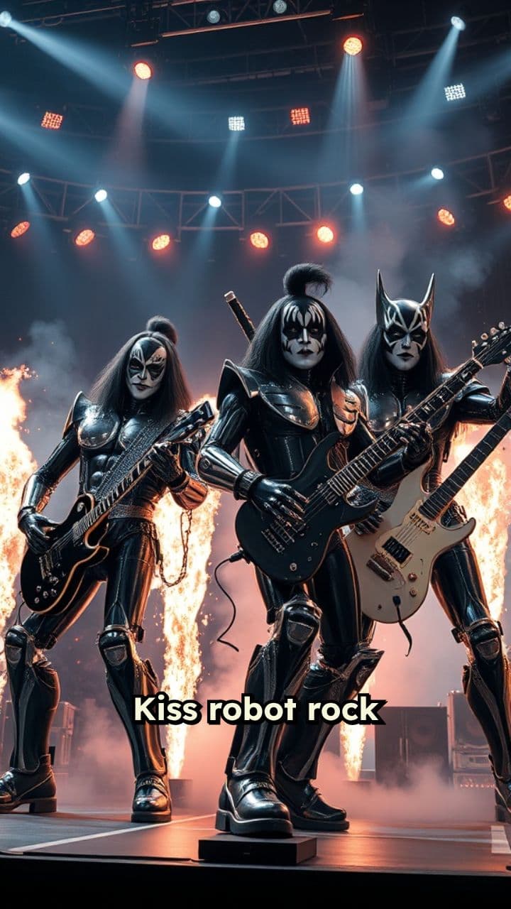 Kiss Robot Band's Onstage Battle