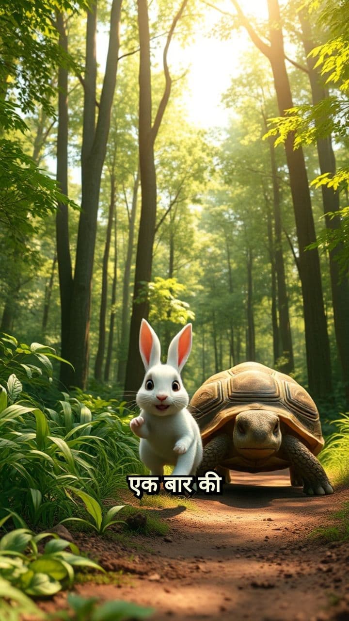 खरगोश और कछुए की नई दोस्ती