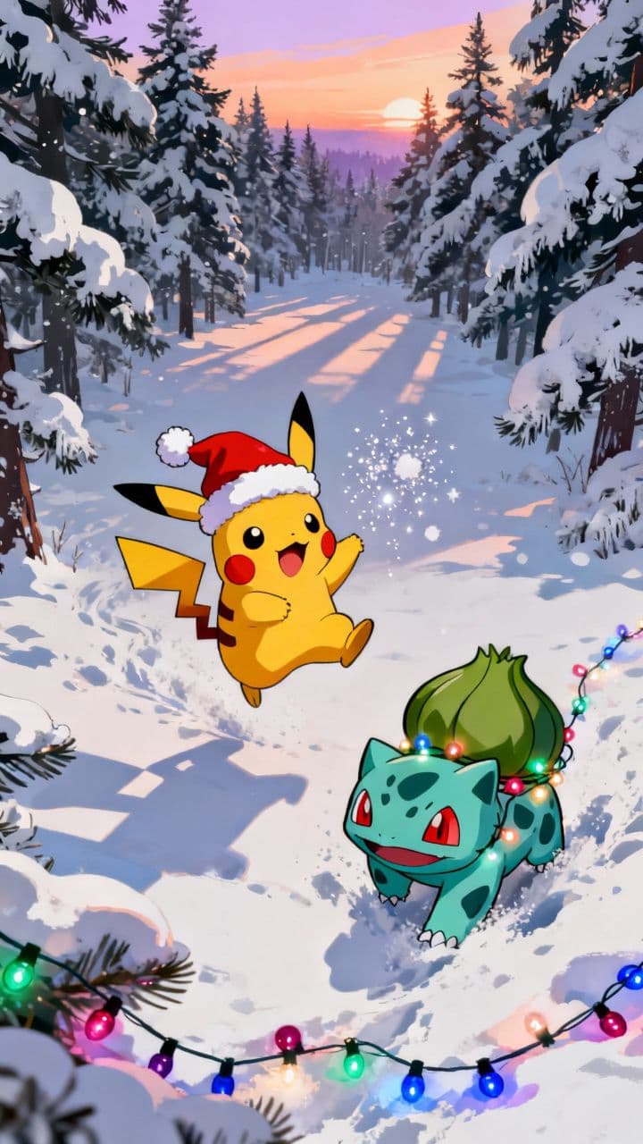Vánoční Pokémoní Přání