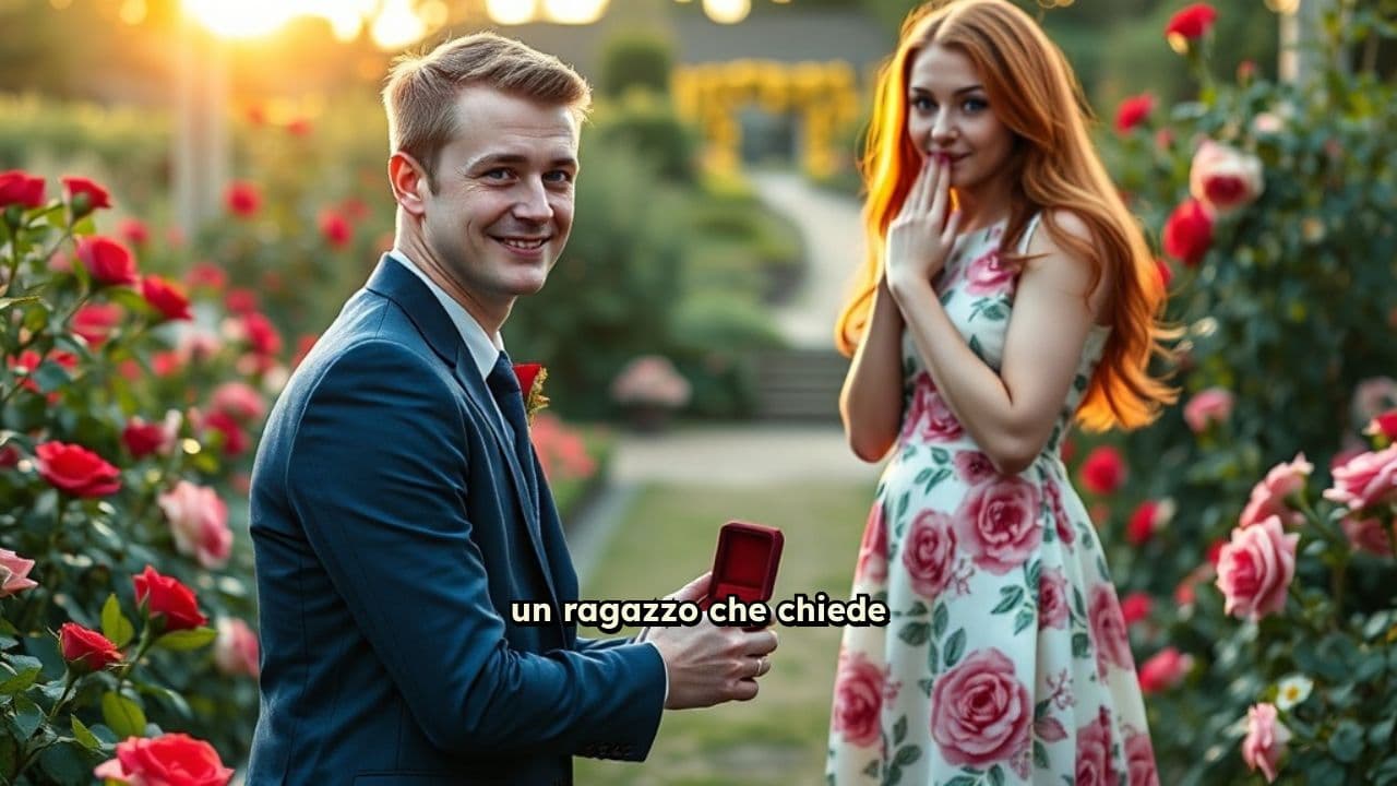 Una proposta di matrimonio emozionante